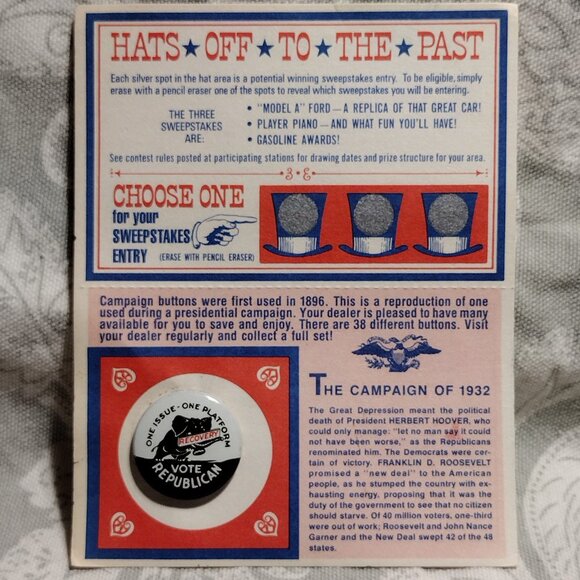 Hats Off To The Past - The Campaign of 1932 - Picture 3 of 5